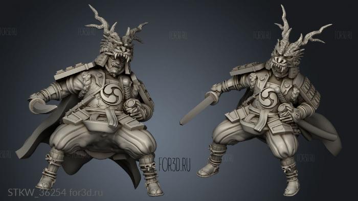 Japanese Great Guard on Kirin 3d stl модель для ЧПУ