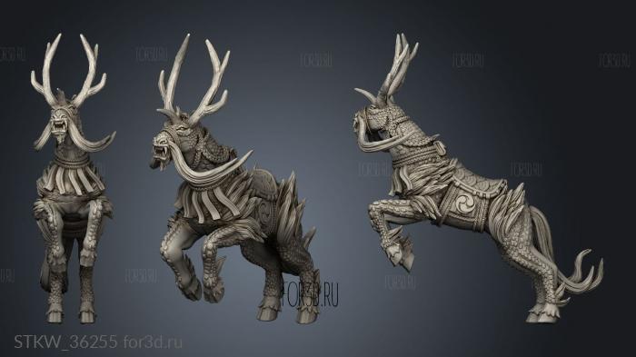 Japanese Great Guard on Kirin 3d stl модель для ЧПУ