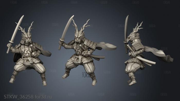 Japanese Great Guard on Kirin 3d stl модель для ЧПУ