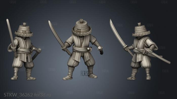 japanese ronin 3d stl модель для ЧПУ