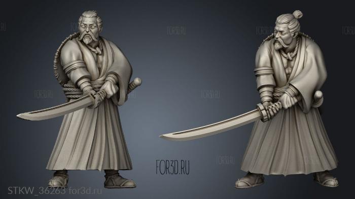 japanese ronin 3d stl модель для ЧПУ