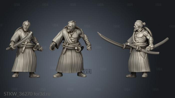 japanese ronin 3d stl модель для ЧПУ