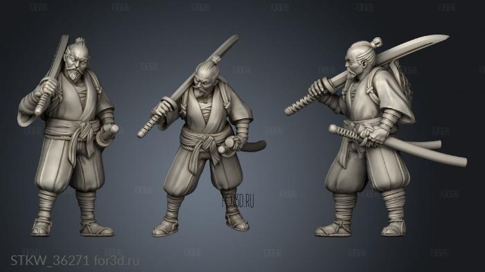 japanese ronin 3d stl модель для ЧПУ