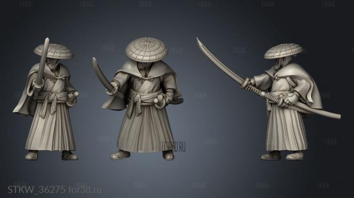 japanese ronin 3d stl модель для ЧПУ