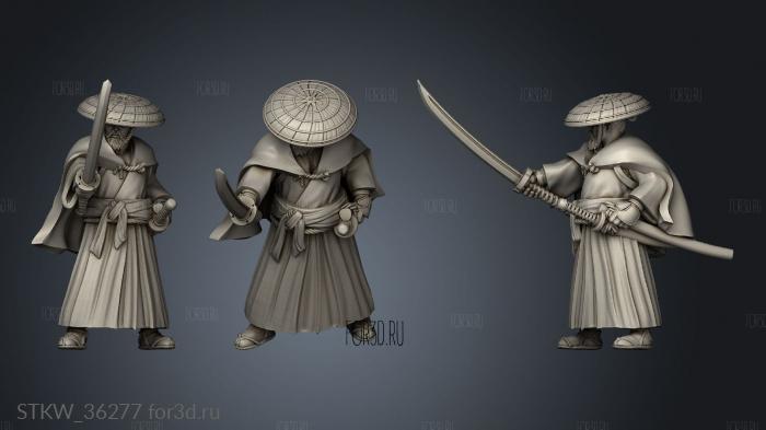 japanese ronin 3d stl модель для ЧПУ