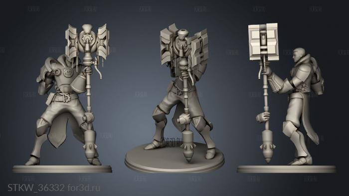 Jinx and Shockblade Guyana Jayce stl model for CNC