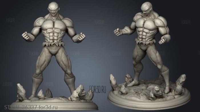 Jiren stl model for CNC