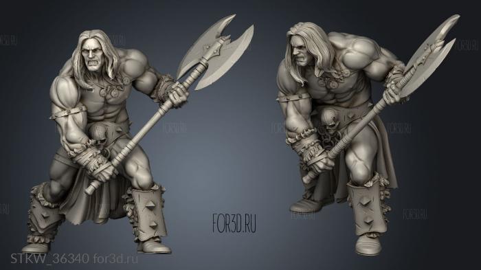 Joaquin Palacios Heroes Brok Axe 3d stl модель для ЧПУ