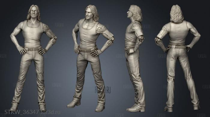 Johnny Silver 3d stl модель для ЧПУ