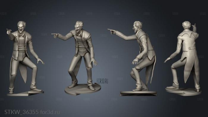 Joker stl model for CNC