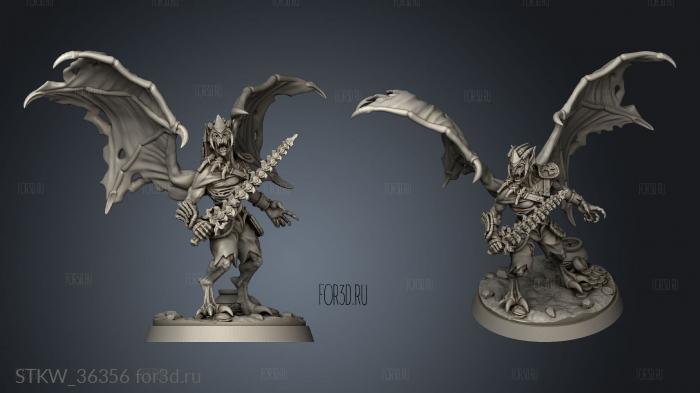 Jordan the Deathwind stl model for CNC