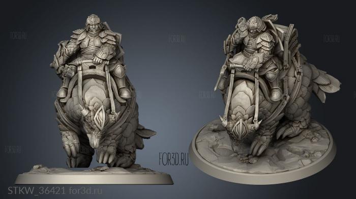 Giant Pangolin stl model for CNC