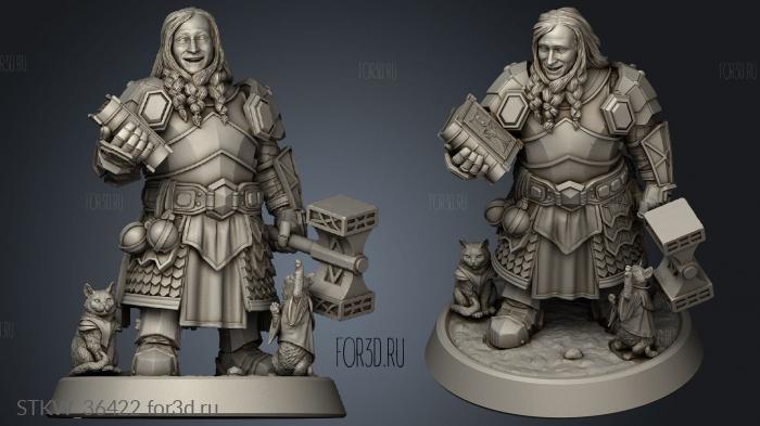 Goober Dwarf 3d stl модель для ЧПУ