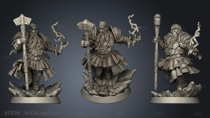 Herald Of Thunder stl model for CNC