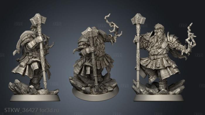 Herald Of Thunder Base stl model for CNC