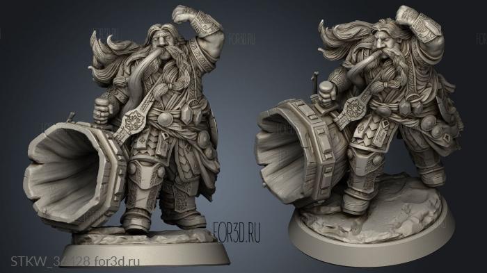 Horn Blaster Bard 3d stl модель для ЧПУ