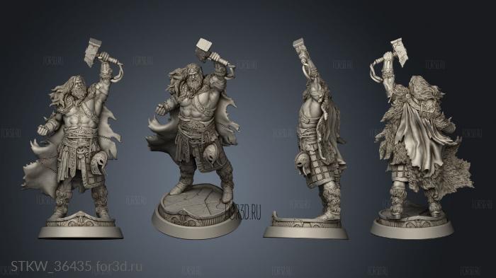 Thor God Thunder 3d stl модель для ЧПУ