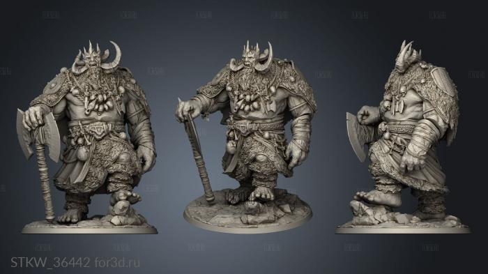 Troll King 3d stl модель для ЧПУ