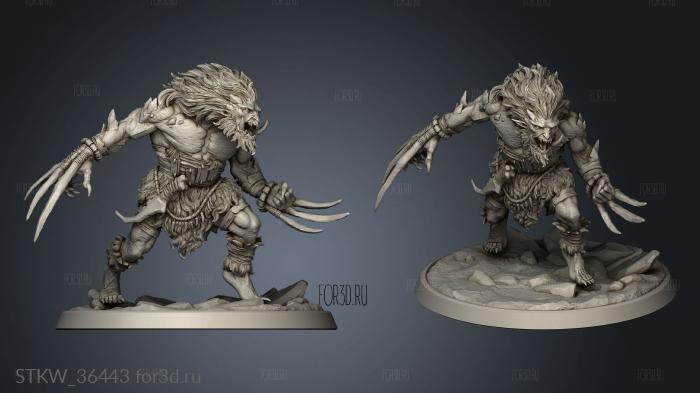 Troll Thrasher stl model for CNC