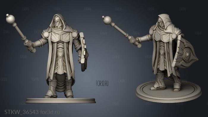 Justicar Stance Mace 3d stl модель для ЧПУ