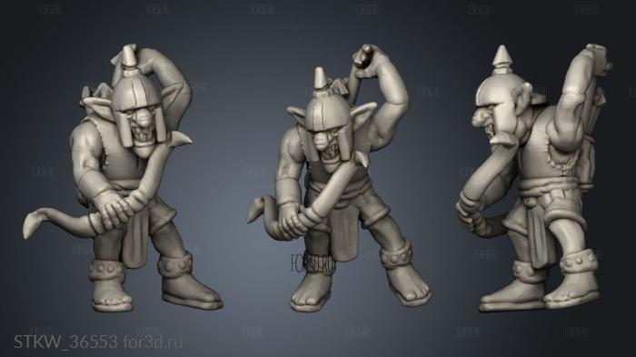 Apocalypse Crew Gobbo stl model for CNC