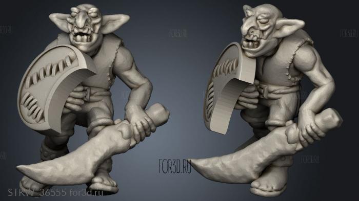 Apocalypse Crew Gobbo stl model for CNC