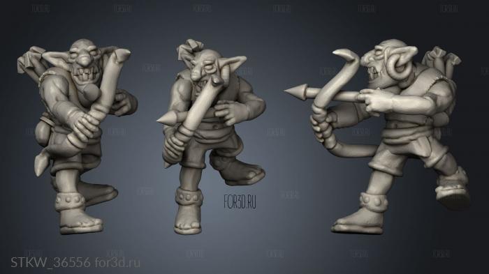 Apocalypse Crew Gobbo stl model for CNC