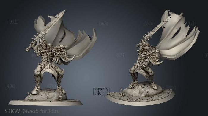 Kahn Urkan on Giant Draguhl RP 3d stl модель для ЧПУ