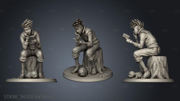 Kakashi 3d stl модель для ЧПУ