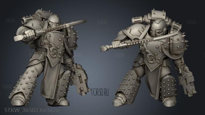 Swordsmen Swordsman 3d stl модель для ЧПУ