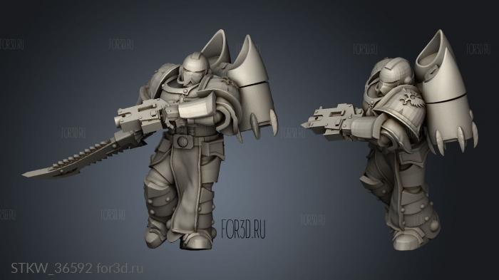 Swordsmen Vulture 3d stl модель для ЧПУ