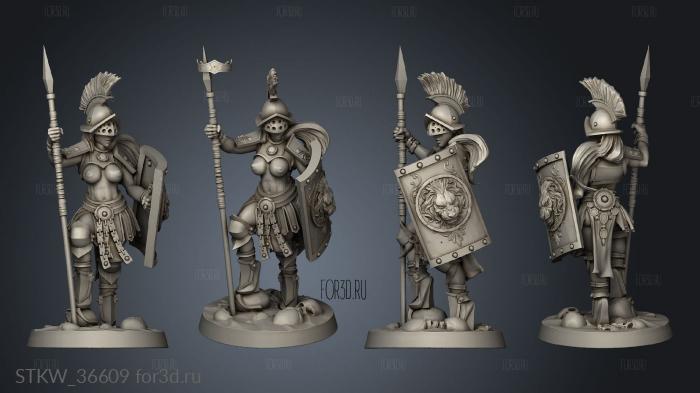 Kalista the Gladiator exotic stl model for CNC