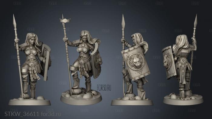 Kalista the Gladiator exotic stl model for CNC