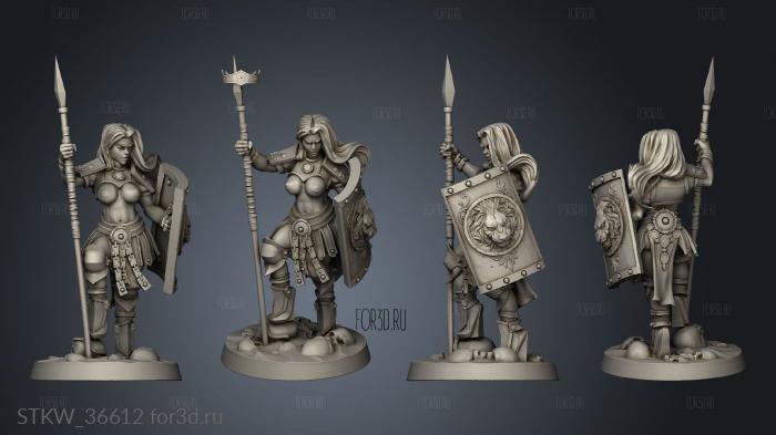 Kalista the Gladiator exotic stl model for CNC