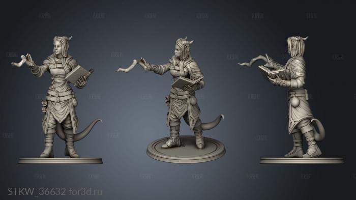 Karthis Tiefling Spellcaster 3d stl модель для ЧПУ