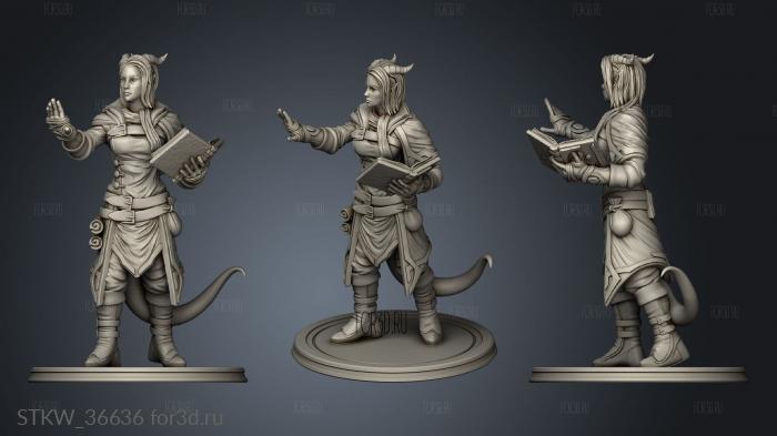 Karthis Tiefling Spellcaster Effect 3d stl модель для ЧПУ