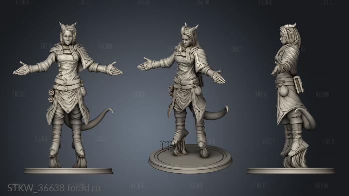 Karthis Tiefling Spellcaster Effect 3d stl модель для ЧПУ