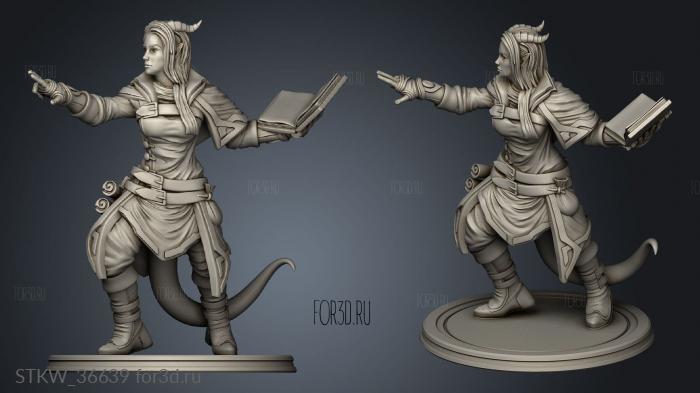 Karthis Tiefling Spellcaster Effect 3d stl модель для ЧПУ