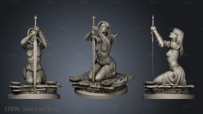 Keena the Anointed 3d stl модель для ЧПУ