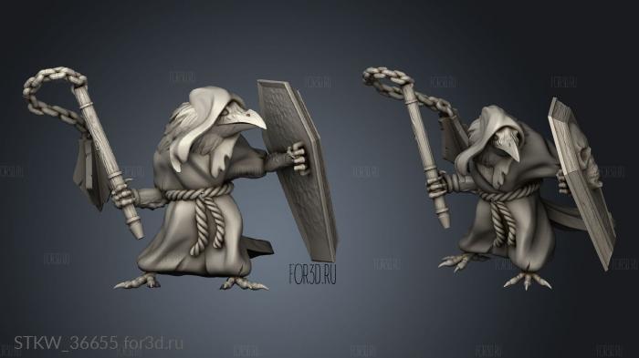 Kenku stl model for CNC