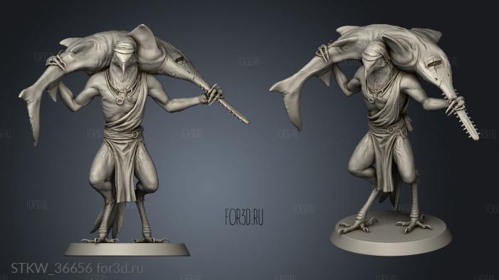 Fishermen Lord The fisherman carry stl model for CNC