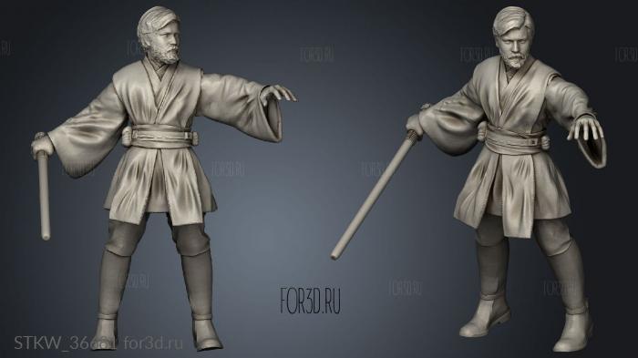 Kenobi 3d stl модель для ЧПУ