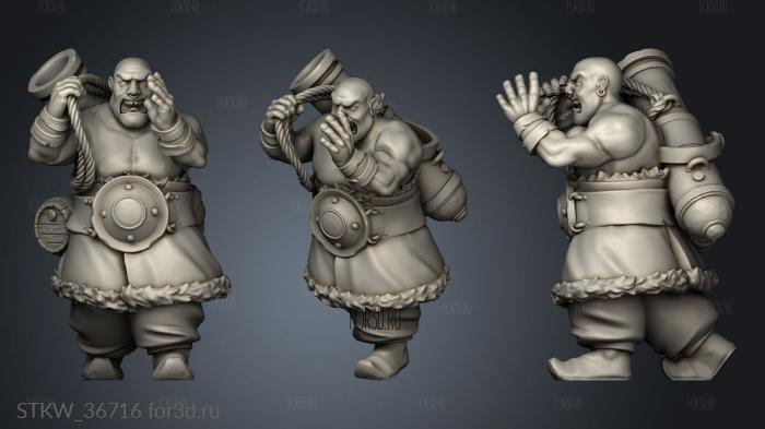 KHAZARIAN GUNNERS GUNNER MUSICIAN 3d stl модель для ЧПУ