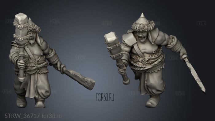 KHAZARIAN WARRIORS WARRIOR 3d stl модель для ЧПУ