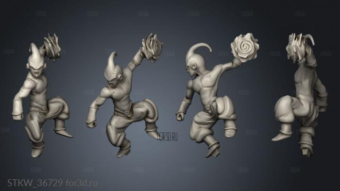 Kid Majin Buu 3d stl модель для ЧПУ