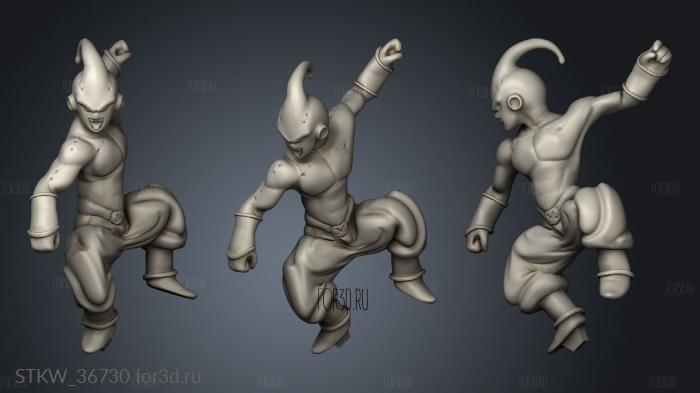 Kid Majin Buu 3d stl модель для ЧПУ