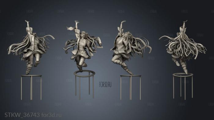 Komatsu Yaiba Nezuko Blood Demon Art 3d stl модель для ЧПУ