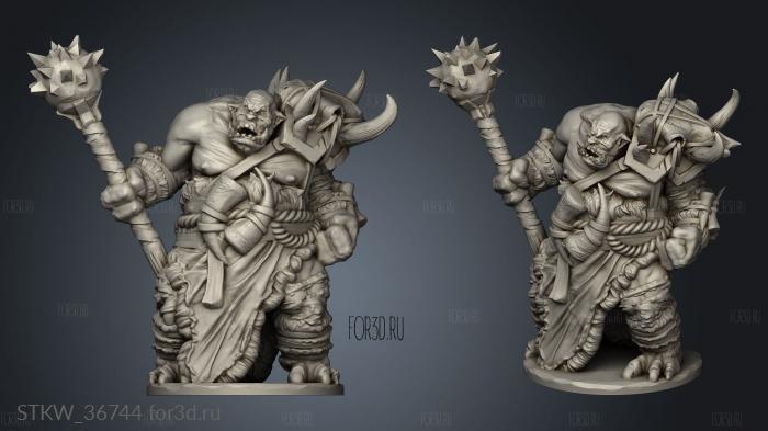 Ogre var stl model for CNC