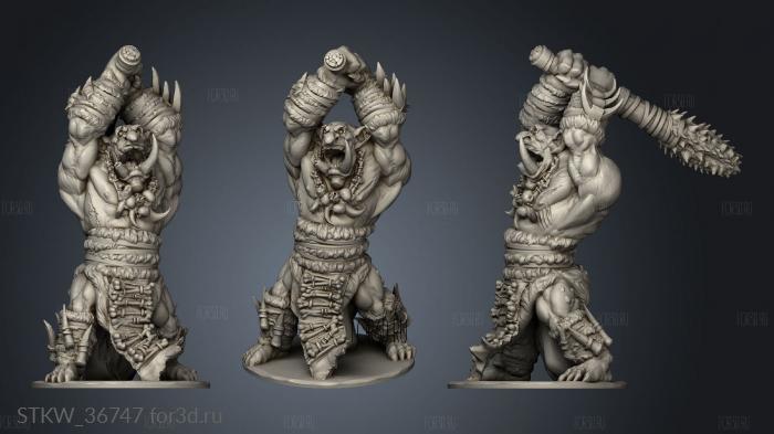 Troll vara stl model for CNC