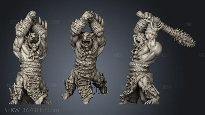 Troll varno stl model for CNC